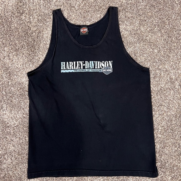 Vintage Men’s Harley Davidson 2006 The Power of Freedom Osage Beach, MO Tank Top - Picture 2 of 5